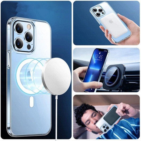 Tech-Protect Flexair Hybrid Magsafe Back Cover Σιλικόνης Διάφανο (iPhone 14 Pro Max)